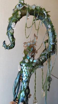 Glow Serpent Scepter Buddha padmasana