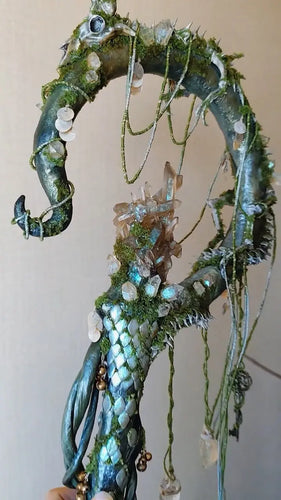 Glow Serpent Scepter Buddha padmasana