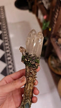 Load image into Gallery viewer, Spirit of the Wild Skull &amp; Crystal Wand Buddha padmasana
