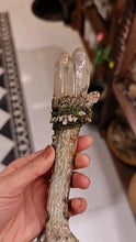 Load image into Gallery viewer, Spirit of the Wild Skull &amp; Crystal Wand Buddha padmasana