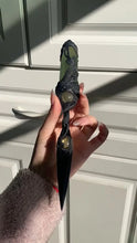 Load image into Gallery viewer, Darkwood Glow &amp; Vine Ritual Dagger (2-in-1 Letter Opener)