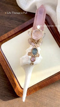 Load image into Gallery viewer, Aphrodite’s Love · Ocean Rose Quartz Ritual Dagger Buddha padmasana