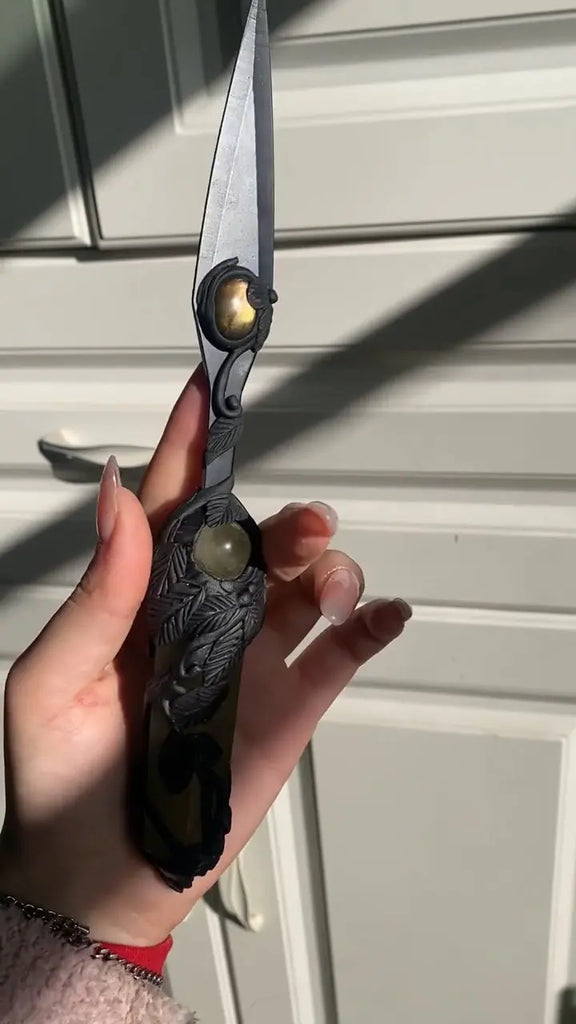 Darkwood Glow & Vine Ritual Dagger (2-in-1 Letter Opener)