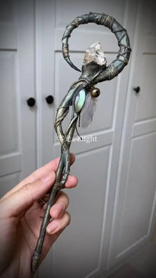Azure Horn Crystal Chime: Serenity Wand