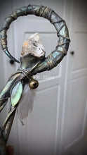 Load image into Gallery viewer, Azure Horn Crystal Chime: Serenity Wand