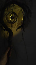 Load image into Gallery viewer, Forest Moon Glow Spirit Wand Buddha padmasana