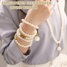 Load image into Gallery viewer, Buddha Padmasana White Jade Bodhi Lotus Mala Harmony Necklace Bracelet Buddha padmasana