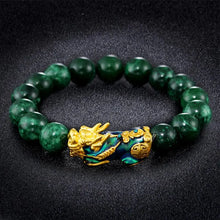 Load image into Gallery viewer, Buddha Padmasana FengShui PiXiu Jade Protection Bracelet Buddha padmasana