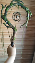 Load image into Gallery viewer, Forest Moon Glow Spirit Wand Buddha padmasana