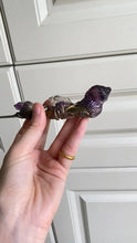 Load image into Gallery viewer, Amethyst Twilight Ritual Wand Buddha padmasana