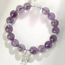 Load image into Gallery viewer, Buddha Padmasana Amethyst &amp; Blue Moonstone Butterfly Bracelet‌ Buddha padmasana