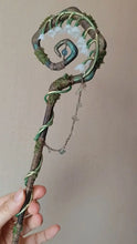 Load image into Gallery viewer, Lily Bell Wisp crystal wand Buddha padmasana