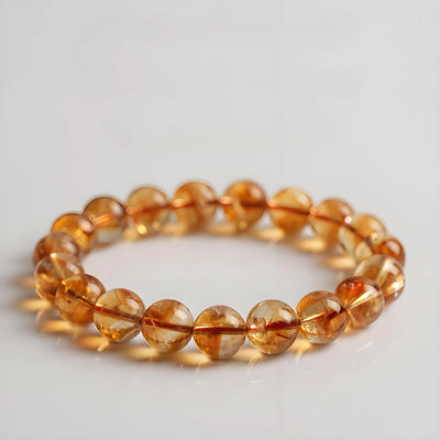 Buddha Padmasana Citrine Quartz Bracelet Buddha padmasana