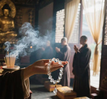 Load image into Gallery viewer,  “Spiritual Consecration by Masters”value at $15 （You can get a live video of crystal charging, and the master will bless your name, birthday, zodiac sign） - Buddha padmasana