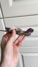 Load image into Gallery viewer, Amethyst Twilight Ritual Wand Buddha padmasana