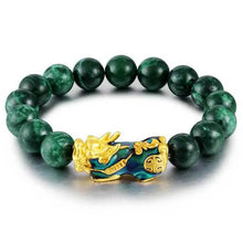 Load image into Gallery viewer, Buddha Padmasana FengShui PiXiu Jade Protection Bracelet Buddha padmasana