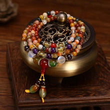Load image into Gallery viewer, Buddha Padmasana The 108 Quartz Healing Mala Bracelet - Buddha padmasana