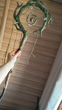 Load image into Gallery viewer, Forest Moon Glow Spirit Wand Buddha padmasana
