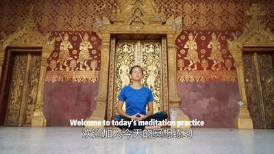 Day 1 Mindfulness Meditation Practice for Beginners Buddha padmasana