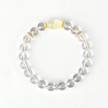 Load image into Gallery viewer, Buddha Padmasana Clear Quartz Pi Xiu handmade Bracelet Buddha padmasana