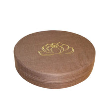Load image into Gallery viewer, Buddha Padmasana Linen Zabuton Cushion Buddha padmasana