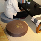 Buddha Padmasana Linen Zabuton Buddha Cushion