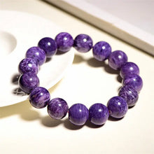 Load image into Gallery viewer, Buddha Padmasana Charoite Bracelet Buddha padmasana