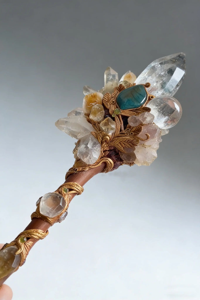 Formless Wheel · Staff Buddha padmasana