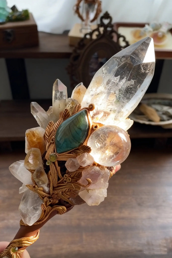 Formless Wheel · Staff Buddha padmasana