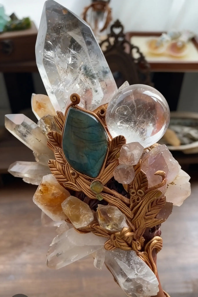 Formless Wheel · Staff Buddha padmasana