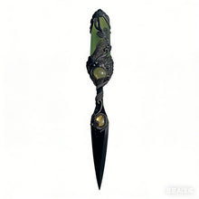 Load image into Gallery viewer, Darkwood Glow &amp; Vine Ritual Dagger (2-in-1 Letter Opener)