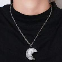 Load image into Gallery viewer, Buddha Padmasana Natural Quartz Crystal Moon Tree Of Life Healing Energy Necklace Pendant - Buddha padmasana
