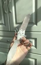 Cargar imagen en el visor de la galería, Aurora Pact · Twin Crystal Ritual Dagger Buddha padmasana