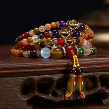 Load image into Gallery viewer, Buddha Padmasana The 108 Quartz Healing Mala Bracelet - Buddha padmasana