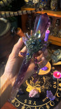 Natural Magic Wand, Handmade Witchcraft, Fairy Stick, Crystal Energy, Healing, Magic Ritual, Clear Quartz, Obsidian, Amethyst, Lemuria quart